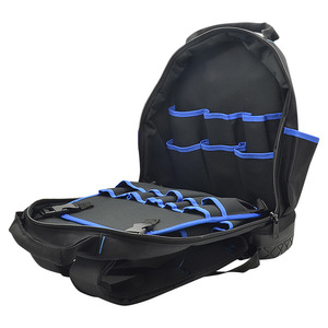 Professional Heavy-Duty Large Capacity Electrician Maintenance Tool <b>Storage</b> <b>Bag</b> Multi-Functional Polyester <b>Zipper</b> Tool <b>Bag</b> - Product Image 4