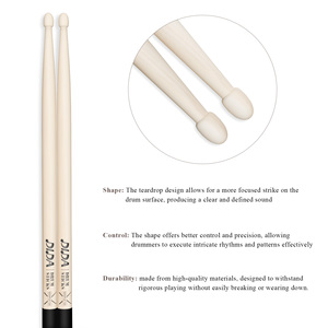 Baquetas <span class=keywords><strong>de</strong></span> Arce DIDA MA-9 con Punta <span class=keywords><strong>de</strong></span> Madera, Premium, al por Mayor, para Práctica Musical <span class=keywords><strong>de</strong></span> Niños y Adultos, Accesorios Musicales - Product Image 6