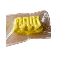 Jouet anti-stress en silicone de qualité alimentaire, en forme de lettre, souple et fait main, pour soulager le stress