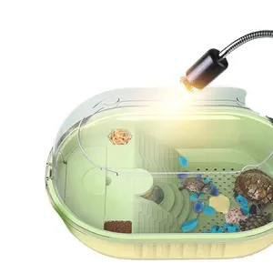 Multifunktion ales Eco Sea Turtle Habitat Reptilien Aquarium Kunststoff Meeres schildkröte Aquarium mit Wasserfilter