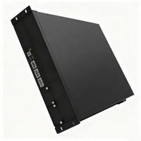 PC Industrial Integrado OEM ODM Intel I5 I7 I9 de 11ª-12ª Generación, 6 LAN, 4 RS232 COM, Montaje en Riel DIN, Computadora de Escritorio Industrial con Win10 Linux