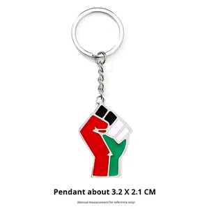 Venta Directa de Fábrica, Llavero con Mapa de Palestina e Israel, Colgante Decorativo para <span class=keywords><strong>Hombre</strong></span> y Mujer, Diseño Original en Aleación - Product Image 6