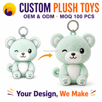 Fabricant de porte-clés en peluche personnalisés, mini animaux en peluche, logo personnalisé, peluches, cadeau d'entreprise, breloque de sac