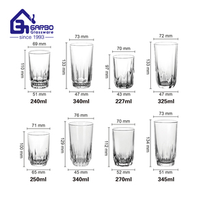 Vaso <span class=keywords><strong>de</strong></span> Vidrio en Promoción, Gran Descuento, Vaso Highball Económico <span class=keywords><strong>de</strong></span> 8oz-16oz, <span class=keywords><strong>Precio</strong></span> para Jugo, Agua, Vaso para Beber, Vasos Highball - Product Image 2