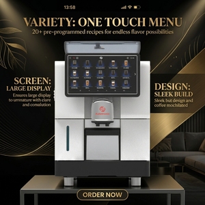 Intelligent Automatic Coffee Machine Touchscreen Self-cleaning Function 15 Bar Commercial Grade 4L Capacity - Product Image 2