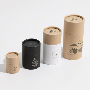 Envase <span class=keywords><strong>de</strong></span> <span class=keywords><strong>cartón</strong></span> reciclable <span class=keywords><strong>de</strong></span> tubo <span class=keywords><strong>de</strong></span> <span class=keywords><strong>papel</strong></span> Kraft biodegradable personalizado <span class=keywords><strong>para</strong></span> embalaje <span class=keywords><strong>de</strong></span> regalo cosmético alimenticio - Product Image 2