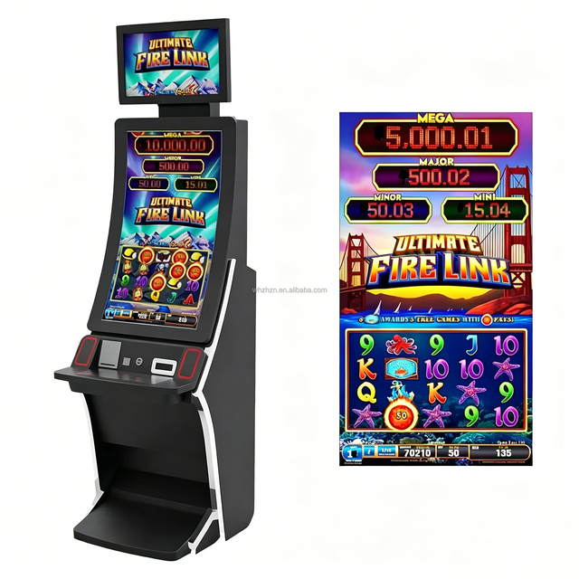Metal Amusement Machine with Bill Acceptor and Printer English Language Support for Automated Play