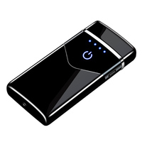 Briquet usb led sans cadre, briquet personnalisé, coupe-vent, en stock