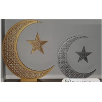 Arbre étoile lune en bois Eid Mubarak fête de Thanksgiving fête de noël mariage salon intérieur extérieur Ramadan décor SD107