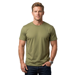 Fabricant de t-shirts en gros, t-shirts en coton pour hommes, doux, respirants, décontractés, mode, commande en gros, production OEM, t-shirts personnalisés - Product Image 1