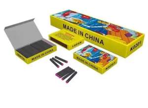 YOVON 불꽃 놀이 원료 K0201 경기 폭죽 종이 튜브 817 개/케이크 블랙 큰 앞머리 - Product Image 5