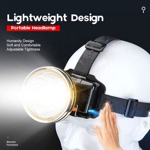 CITICITY 500 Lumens Powerful ABS Headlamp Aluminum <b>LED</b> Long Range Waterproof Headlamp for Outdoor - Product Image 4