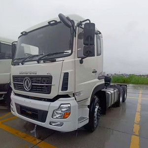 Prix d'usine DONGFENG Cummins 6x4 Camion tracteur 375HP Neuf Diesel Euro 2 Direction à gauche Suspension pneumatique Caméra arrière Écran tactile - Product Image 3