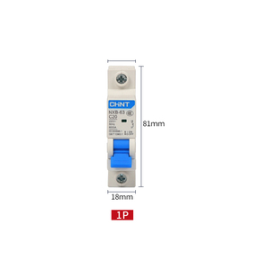 Disjoncteur miniature domestique NXB-63 C16 32A 1P 2P 3P 4P 6A 10A 20A 25A 32A 100A 125A MCB - Product Image 5