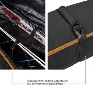 Échantillon Gratuit - Sac de Ski à Roulettes pour Sports de Plein Air et Voyages, Certifié BSCI, Long et Rembourré, Housse de Transport pour Ski et Snowboard - Product Image 4