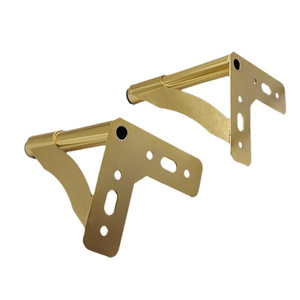 Pieds de meubles en métal Wansheng 130 mm 150 mm 200 mm avec patins antidérapants dorés pour canapé, meuble TV, table basse - Product Image 3