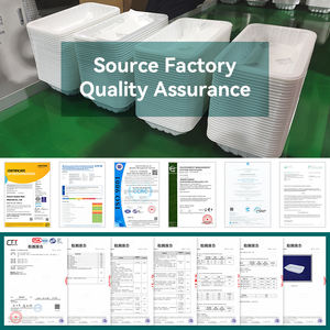 Barquettes carrées en plastique PP de qualité alimentaire jetables pour l'emballage de produits traiteur et d'aliments prêts à consommer, personnalisables - Product Image 6