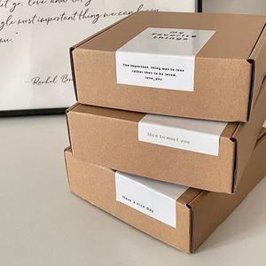 Boîtes d'expédition en carton ondulé de luxe pour cosmétiques, boîtes postales, boîtes avion avec logo pour l'emballage de téléphones et de perruques, vente en gros - Product Image 1