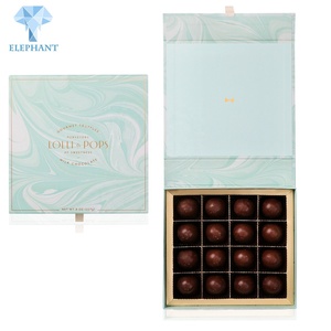 Custom Logo Luxury <b>Small</b> Square Cardboard Display Chocolate Packaging <b>Gift</b> <b>Box</b> With Dividers - Product Image 4