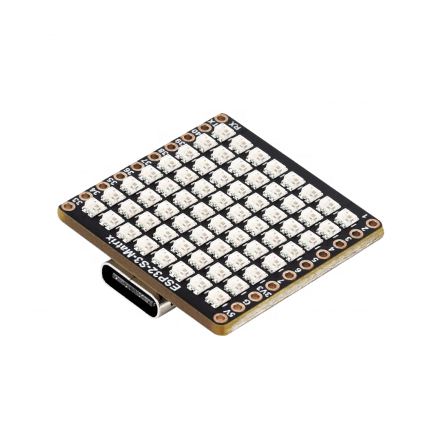ESP32-S3 Development Board Onboard 8*8 RGB LED and QMI8658C Attitude Sensor Supports Wi-Fi&BLE ESP32 Development Board