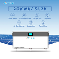 ESS Todo en Uno, Batería de Litio LiFePO4 de 15kWh, 20kWh, 30kWh, 51.2V, 300Ah, 400Ah, 600Ah, 8000 Ciclos, para Almacenamiento de Energía en el Hogar