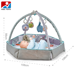 ผ้าห่มพับได้แบบ<span class=keywords><strong>3</strong></span> in 1สำหรับทารกแรกเกิดใช้ในยิมพรมสำหรับ<span class=keywords><strong>นอน</strong></span><span class=keywords><strong>น</strong></span>ุ่มสำหรับคลา<span class=keywords><strong>น</strong></span> - Product Image 2