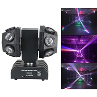 Haute qualité 12x10W Super faisceau Led tête mobile lumière Laser avec Double boule 150W RGB LED pour DJ Disco Bar Party