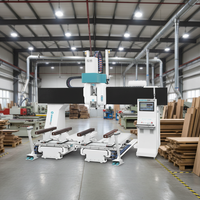 Centre d'usinage CNC à grande vitesse JUNRAN à 4 broches pour le tournage et le fraisage du bois, avec commande OSAI, pour la fabrication de pieds de chaises en bois massif
