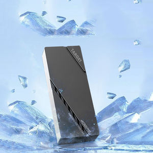 Target 40GBs <span class=keywords><strong>M</strong></span>.<span class=keywords><strong>2</strong></span> NVMe External Solid State Drive Enclosure USB Aluminium Alloy SSD Fan Cooling Vest untuk Laptop Thunderbolt - Product Image 3