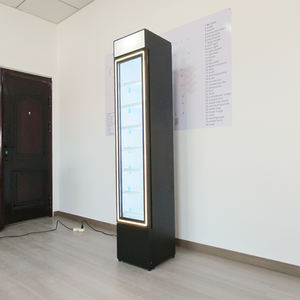 Vitrine réfrigérée verticale mince OUMEITE SC105H avec marbre et refroidissement par air pour sandwichs, boissons, gâteaux - Product Image 5