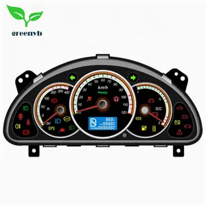 E606 LCD 디지털 속도계 자동차 타코미터 전기 SUV 대시 보드 자동차 미터 Emobility EV 부품