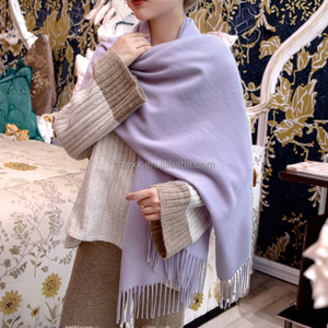 高級ソフトパシュミナスカーフ女性用大サイズ冬暖かい快適なアクリルカシミアショール動物結婚式のクリスマス - Product Image 5