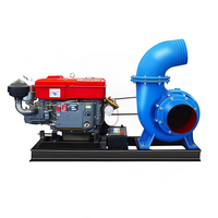 Pompe à eau électrique à flux mixte haute efficacité pour le drainage des eaux usées industrielles et l'irrigation agricole
