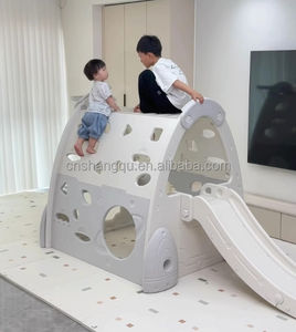 <span class=keywords><strong>Indoor</strong></span>/Outdoor baby Climbing Frame Slide Gym Rings Sandbag basket Hoop casetta per scalatori al coperto strutture di gioco - Product Image 4