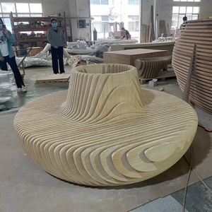 Pots de fleurs paramétriques personnalisés, jardinières de haute qualité, mobilier d'extérieur pour hôtel, banc en <span class=keywords><strong>bois</strong></span> massif avec <span class=keywords><strong>jardinière</strong></span>, grande <span class=keywords><strong>jardinière</strong></span>, OEM - Product Image 4
