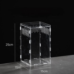 Terrario Qbellpet di Alta Qualità in Acrilico Magnetico 6x6x9 Pollici, Gabbia per Allevamento di Rane, Ragni e Insetti - Product Image 5