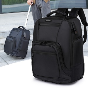 19 Inch Travel Business Suitcase Large Capacity Oxford Trolley Backpack Wheels Geometric Schoolbag Roller Bag Spinner <b>Luggage</b> - Product Image 1