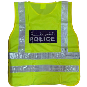 CITICITY Workwear Fluorescent Yellow Road Traffic Safety Reflective Vest Mesh Breathable Safety Vest with PVC Reflective <b>Tape</b> - Product Image 1