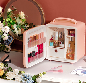 <span class=keywords><strong>Mini</strong></span>-réfrigérateur de <span class=keywords><strong>maquillage</strong></span> <span class=keywords><strong>pas</strong></span> <span class=keywords><strong>cher</strong></span> 9L, nouveau réfrigérateur portable pour la beauté à domicile - Product Image 5