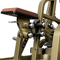 Máquina de remo sentado comercial para fitness, equipo de gimnasio con placas de peso para remo