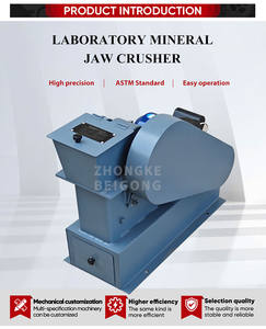 Taş çeneli kırıcı küçük laboratuvar çeneli kırıcı taş için kırma makinesi Mineral cevheri kaya mobil kaya Mineral kırma deneyi - Product Image 5