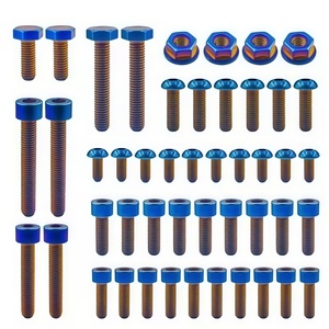 Titanium GR5 Socket Head Cap Bolts Anodized Blue Hex <b>Screws</b> <b>M3</b> M4 M6 M7 M8 M10 for Bike Modification - Product Image 6