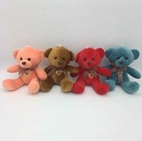 Vente en gros usine : Ours en peluche de 7 pouces, modèle cœur, pour machine à grue, cadeau de Saint-Valentin, jouet en peluche animal