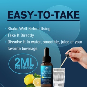 Complément alimentaire liquide OEM ODM très vendu pour la santé des os et du cœur, enrichi en Calcium, Magnésium, Zinc, Vitamines C, D3, K2 - Product Image 4