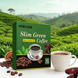 Premium Groene Koffieboon Extract Poeder Ganoderma Lucidum-Glutenvrij Gezond Voedingsmiddel Graad 10g Supplement 10 Natuurlijke Gezondheidsmengsels - Product Image 1