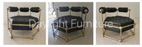 Canapé en cuir de détente unique au design unique Chaise de loisirs Chaise de meubles de salon