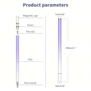 ปากกาสัมผัสโลหะสากลสำหรับอุปกรณ์ไอแพดและแอนดรอยด์ - Product Image 6