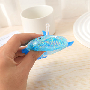 Juguete Antiestrés Novedoso para Niños, Pez y Ballena de Plástico Suave con Maltosa, Elástico, Alivia el Estrés, Unisex, para Todas las Edades - Product Image 2