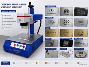 Machine de marquage laser à fibre industrielle 20W 30W 50W pour la gravure sur métal, le marquage de logos, de codes QR et de numéros de série - Product Image 4