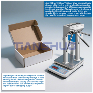 Kiểm soát truy cập giá ba chân cổng an ninh Hệ thống vé ba chân cổng rào cản mã vạch nhận dạng chân máy An Ninh turnstiles - Product Image 6